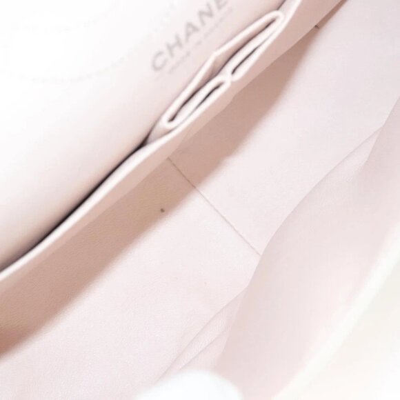 CHANEL Matelasse 2.55 Double Flap Chain Gradient Bag Lamb Skin CC Auth 129232 - Picture 12 of 15